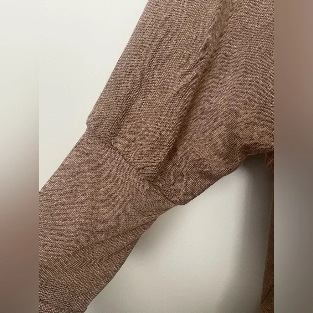 Batwing Cardigan in Khaki - Picture 6 of 9